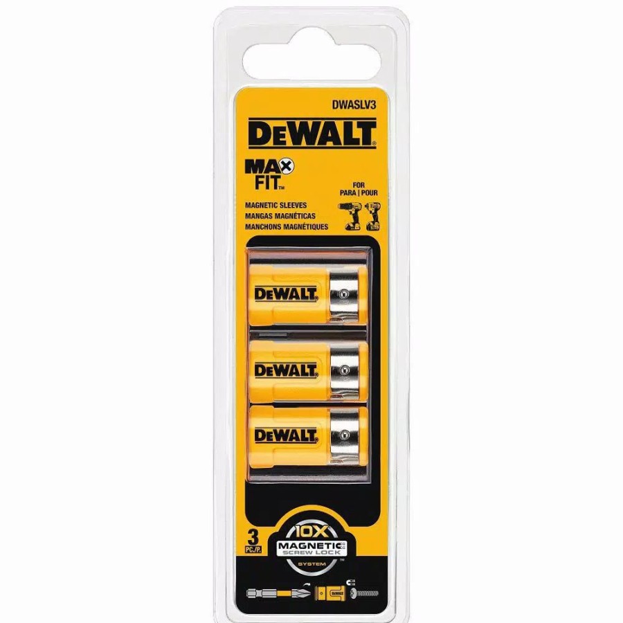 Drill Bits * | Dewalt Maxfit 1/4 In. Magnetic Bit Holder Set (3-Piece)