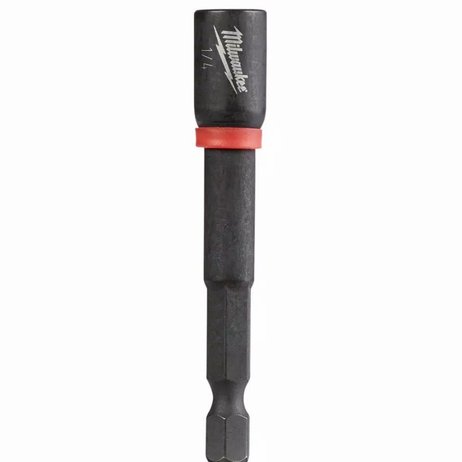 Drill Bits * | Milwaukee Shockwave 1/4 In. X 2-9/16 In. Magnetic Nut Driver