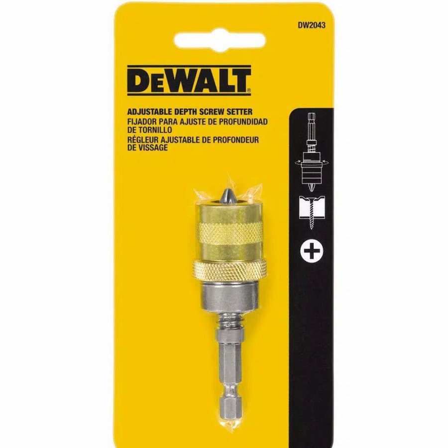 Drill Bits * | Dewalt 1/4 In. Hex Adjustable Screw Depth Setter