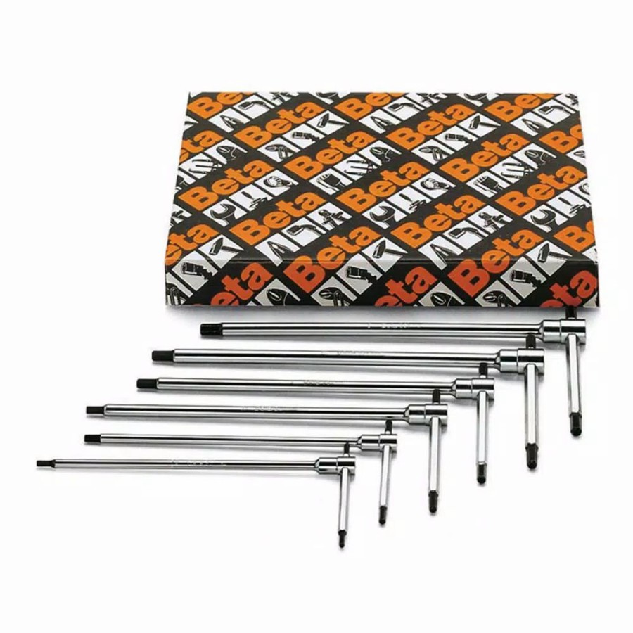 Hand Tool Sets * | Beta 5/32 In., 3/16 In., 7/32 In., 1/4 In., 5/16 In. And 3/8 In. T-Handle Hex Key Wrench Sae (Set Of 6-Pieces)