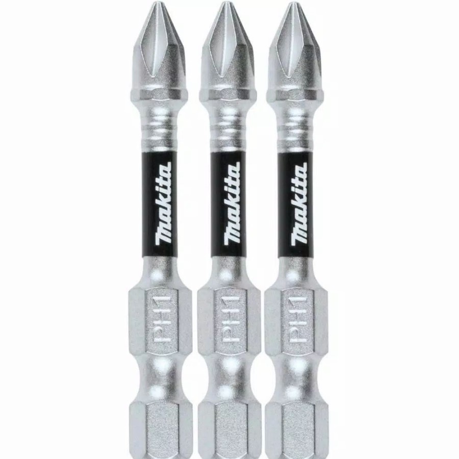 Drill Bits * | Makita Impact Xps #1 Phillips 2 In. Power Bit (3-Pack)