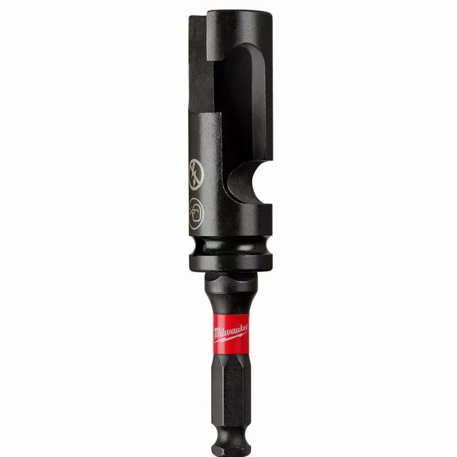 Drill Bits * | Milwaukee 7/16 In. To 1/2 In. Lineman'S J Hook Socket Extension