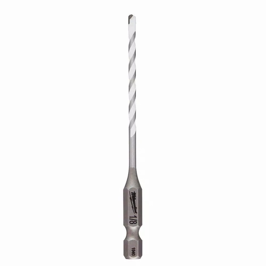 Drill Bits * | Milwaukee 1/8 In. X 4 In. X 6 In. Shockwave Carbide Multi-Material Drill Bit