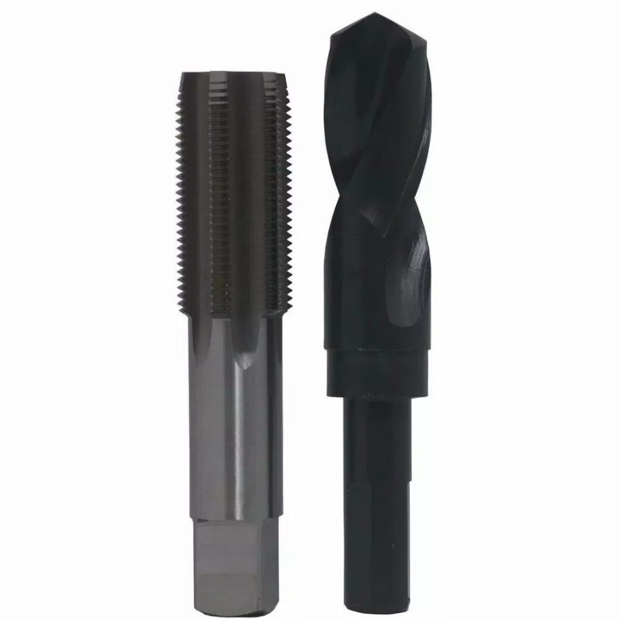 Drill Bits * | Drill America 1-1/4 In. 12 High Speed Steel Tap And 1-11/64 In. X 1/2 In. Shank Drill Bit Set (2-Piece)