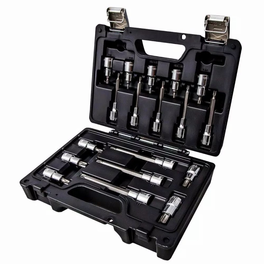 Hand Tool Sets * | Beta 1/2 In. Drive Socket Driver Set For Torx Head Screws (18-Piece)