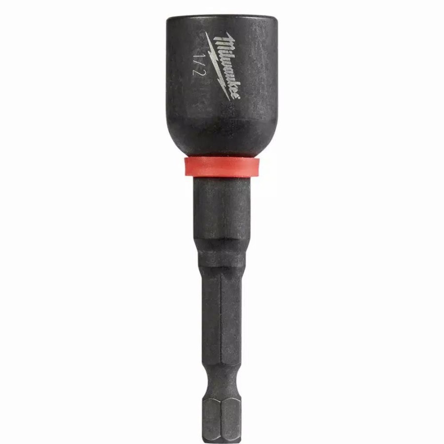 Drill Bits * | Milwaukee Shockwave 1/2 In. X 2-9/16 In. Steel Magnetic Nut Driver