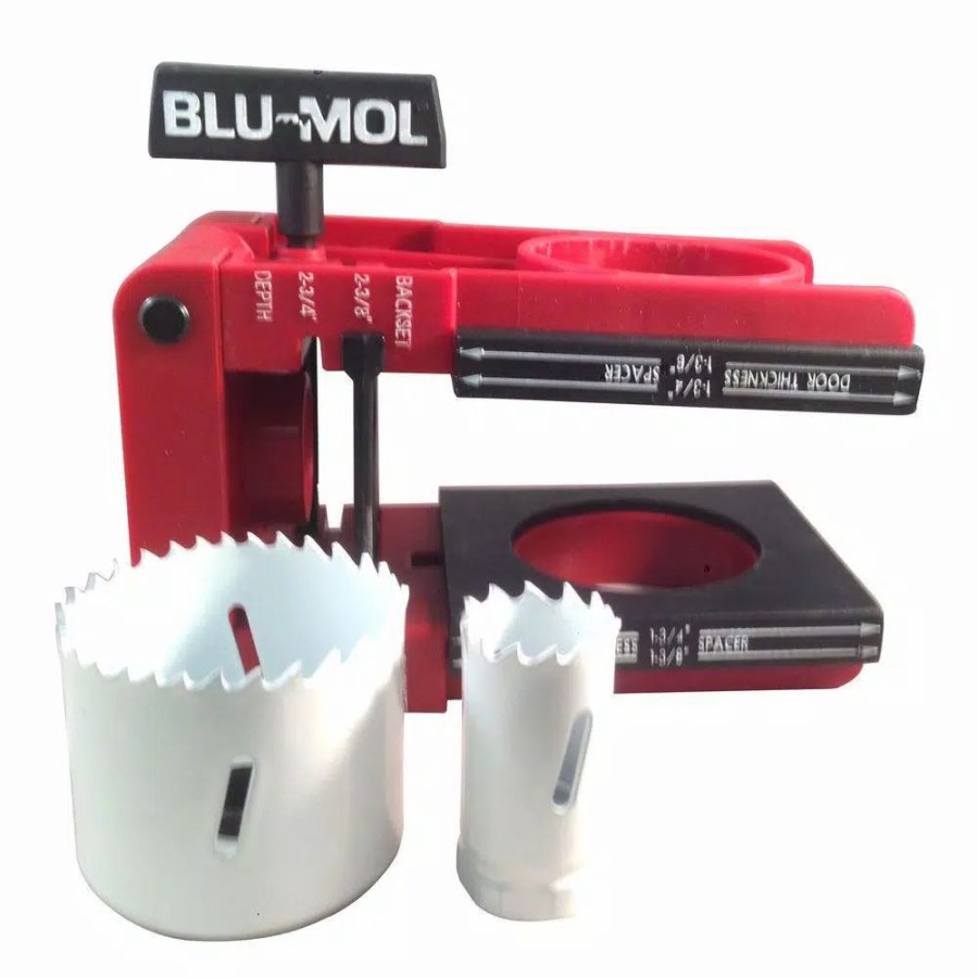 Drill Bits * | Blu-Mol 1 In. X 2-1/8 In. Professional Bi-Metal Lock Installation Kit