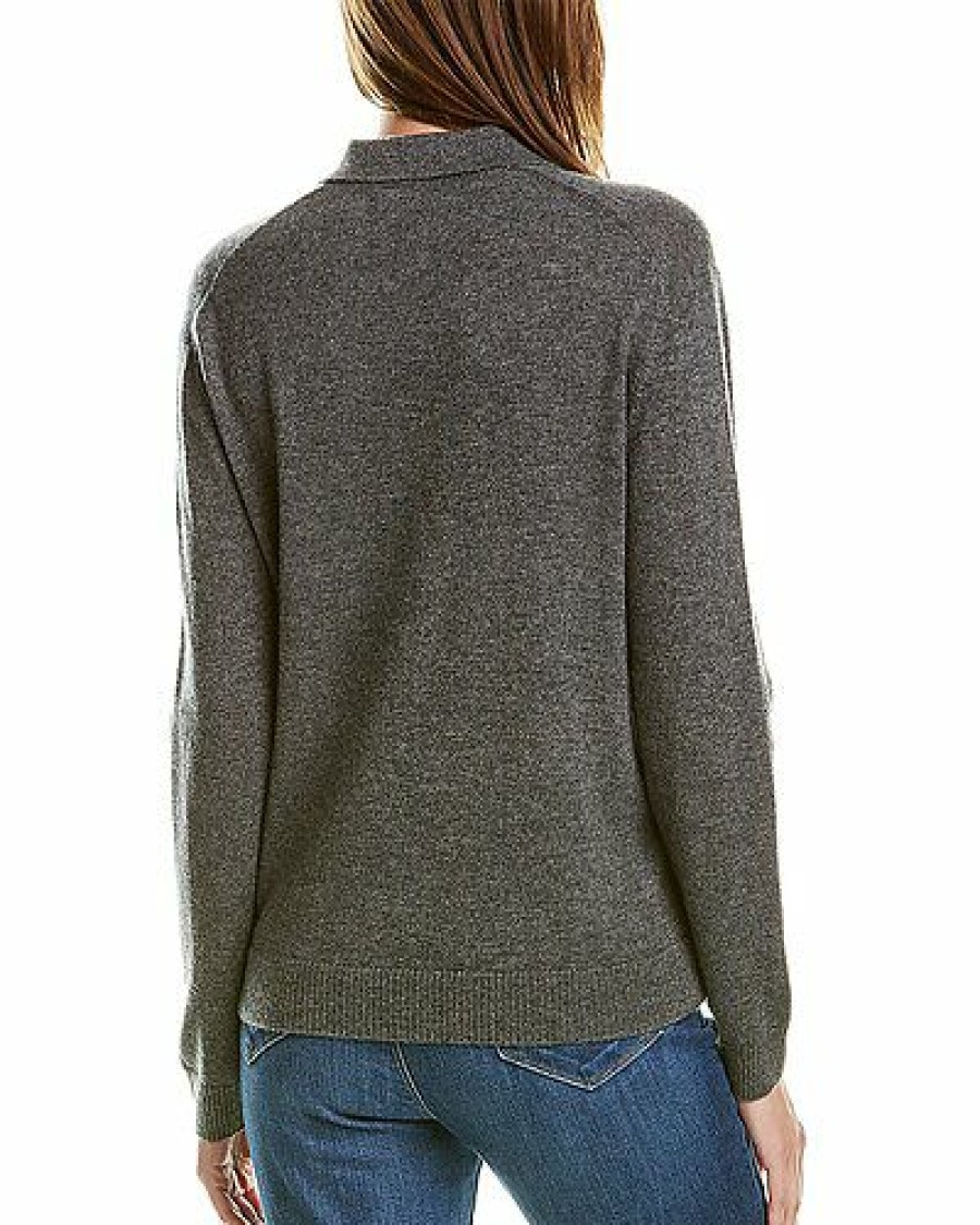 Women * | 1/4-Zip Wool & Cashmere-Blend Sweater Women