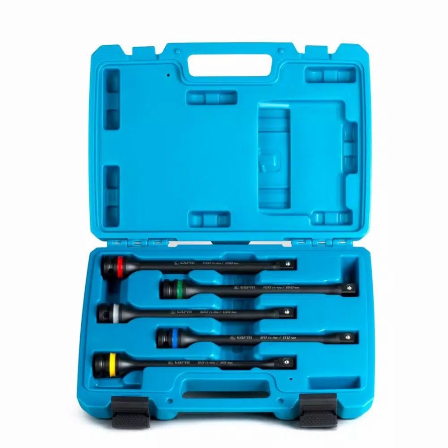 Hand Tool Sets * | Capri Tools 1/2 In. Drive 65 To 140 Ft. Lbs. Torque Limiting Extension Bar Set (5-Piece)