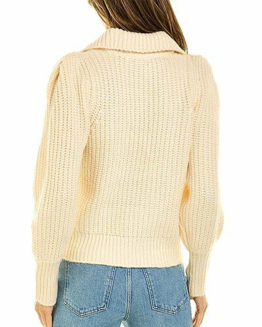 Women * | 1/2-Placket Sweater Women