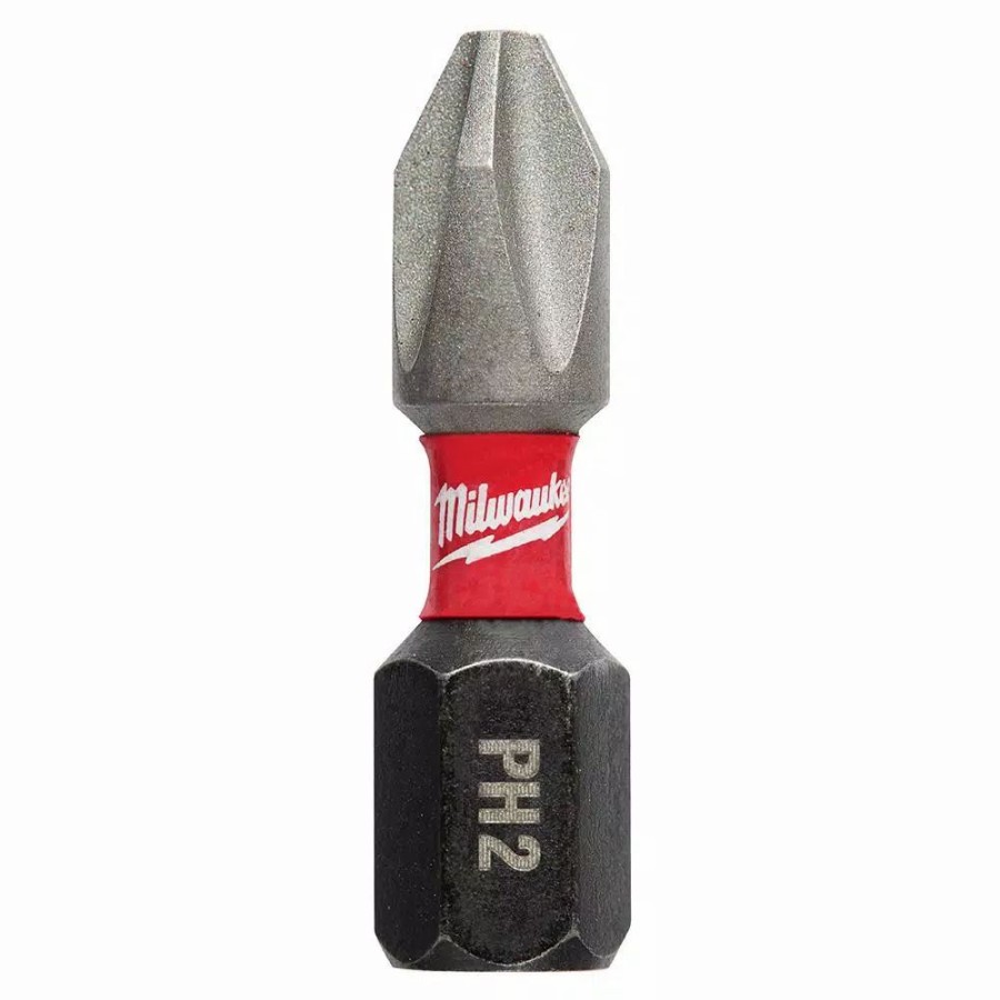 Drill Bits * | Milwaukee Shockwave 1 In. Steel #2 Philips Insert Bit Set (25-Piece)