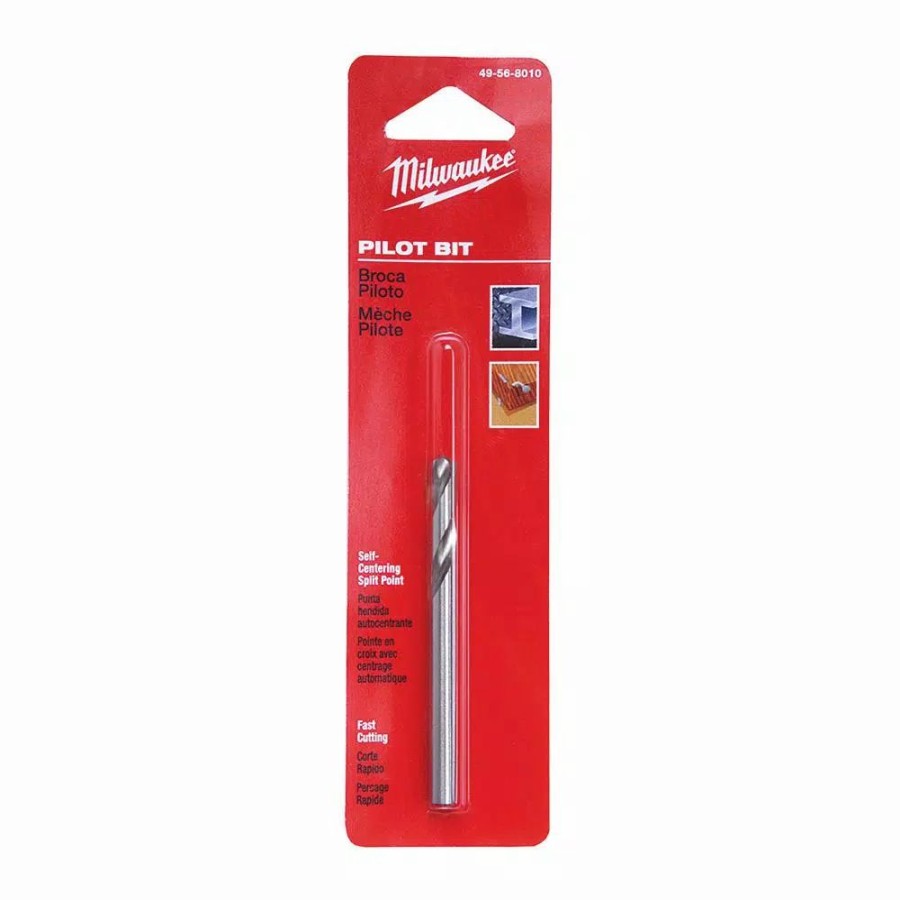 Drill Bits * | Milwaukee 1/4 In. X 3-1/2 In. Pilot Drill Bit For Hole Saw Arbor