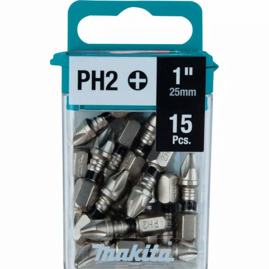 Drill Bits * | Makita Impact Xps #2 Phillips 1 In. Insert Bit (15-Pack)