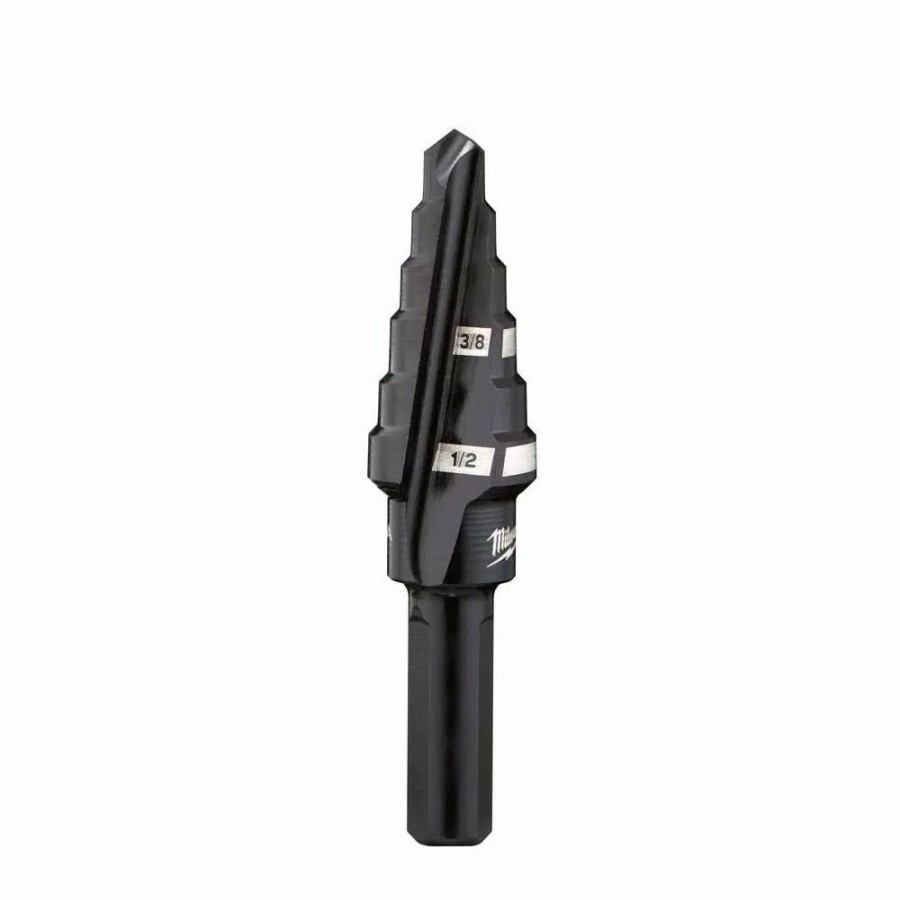 Drill Bits * | Milwaukee 3/8 In. 1/2 In. X 1/16 In. #6 Step Drill Bit