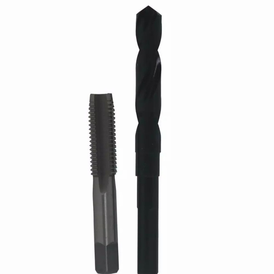 Drill Bits * | Drill America 3/4 In. -10 High Speed Steel Tap And 21/32 In. X 1/2 In. Shank Drill Bit Set (2-Piece)