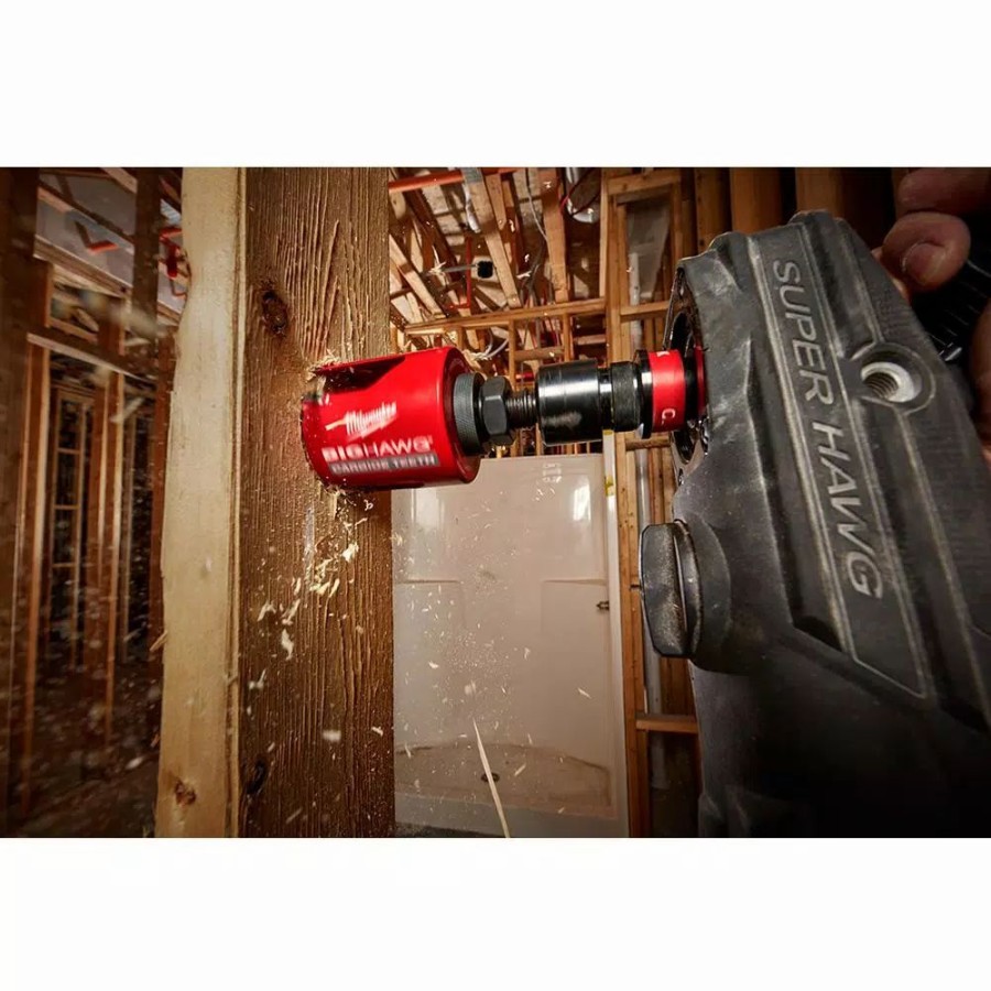 Drill Bits * | Milwaukee 2-1/8 In. Big Hawg Carbide Hole Saw