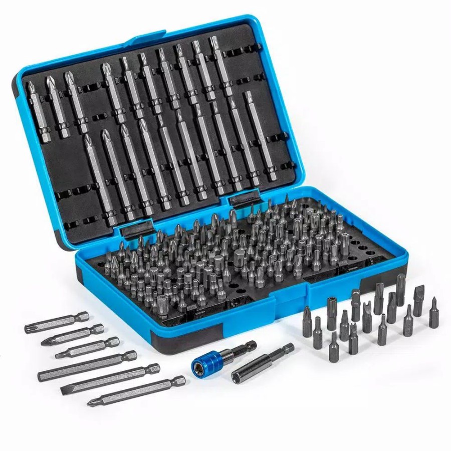 Drill Bits * | Stark 1/4 In. Impact-Duty Steel Screwdriver Driving Bit Set (148-Piece)